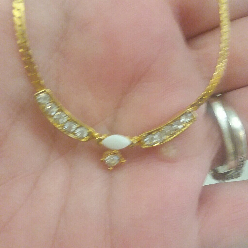 Opal and Gold Necklace